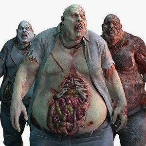 Classic Zombie fat model