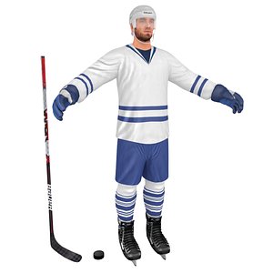 hockey player 3D model