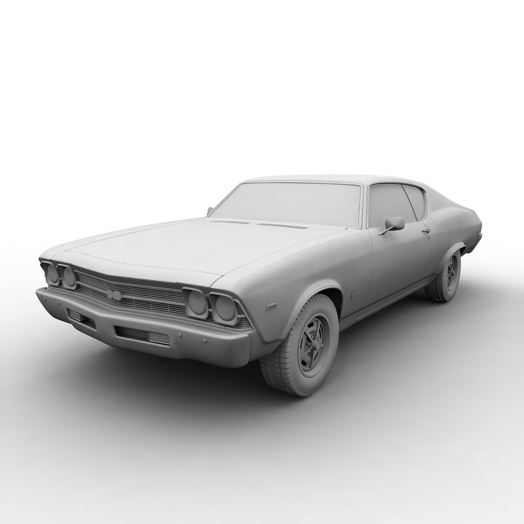 3d Chevrolet Chevelle 19 Model