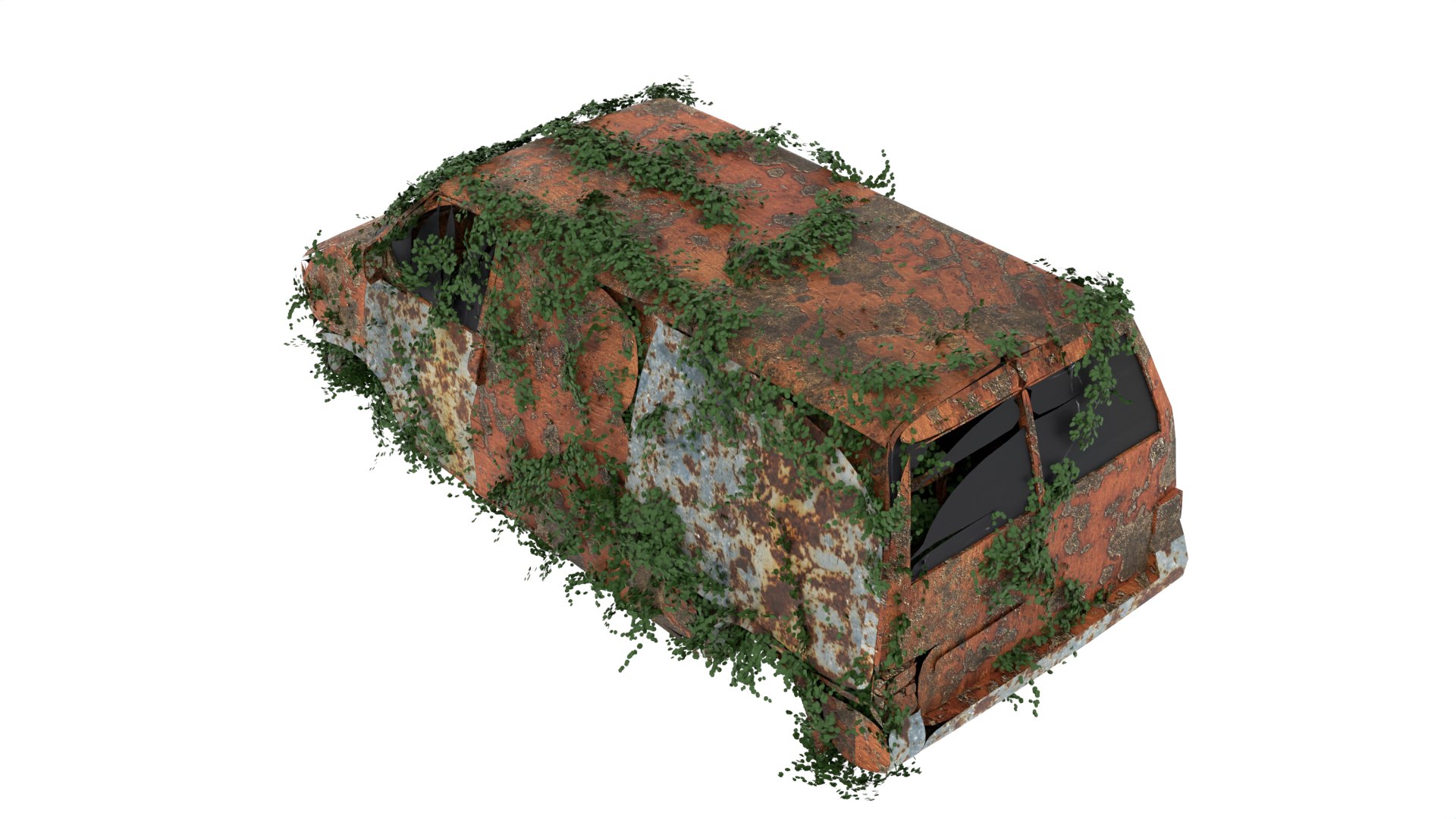 Damaged Rusted Suv Model - TurboSquid 2034726