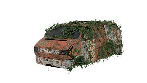 Damaged Rusted Suv