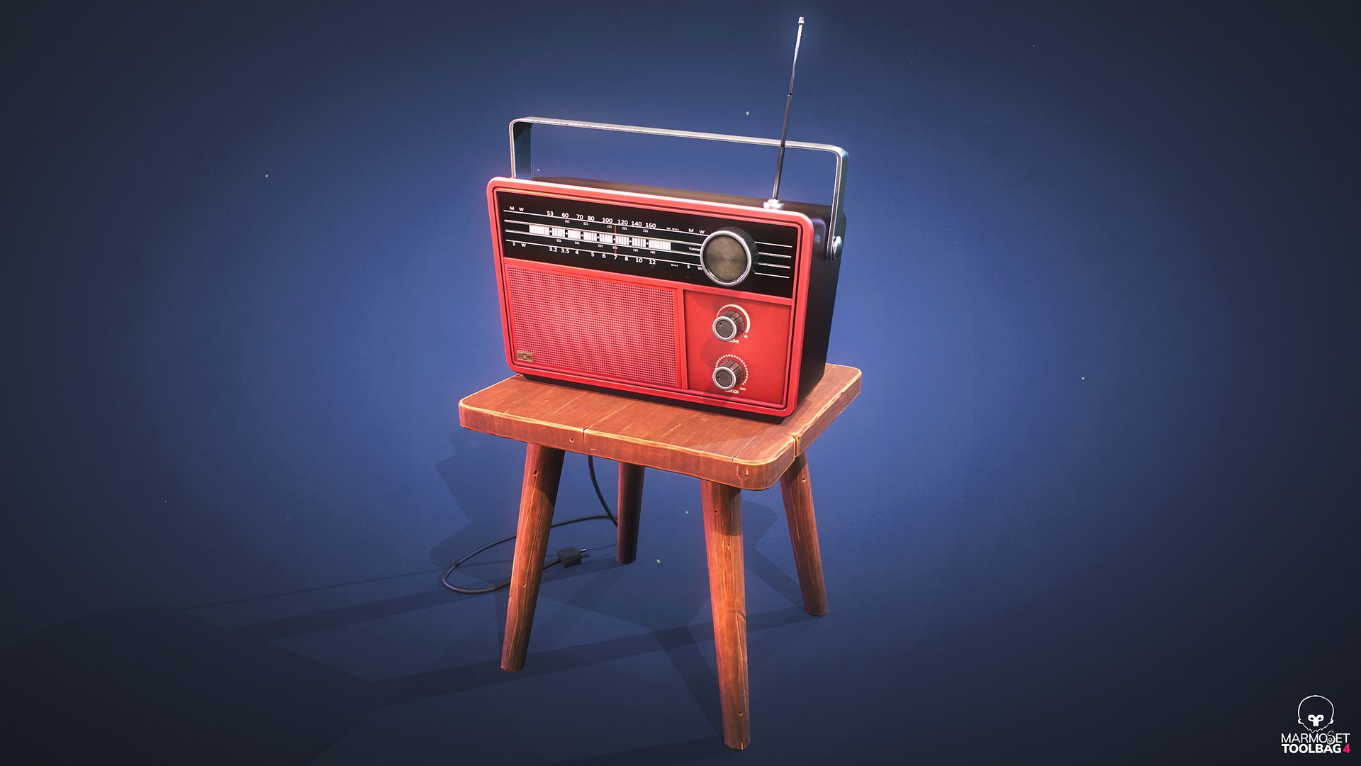 Stylized Retro Radio model https://p.turbosquid.com/ts-thumb/CE/0gYkIG/9X/stylized_stool_13/png/1711467508/1920x1080/fit_q87/5c2faf67a8243ec77931129f071bf3f075e9ef2a/stylized_stool_13.jpg