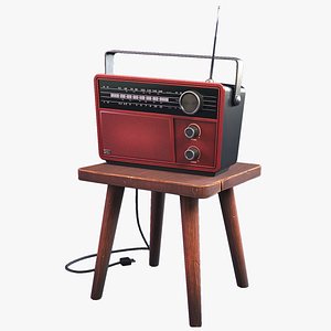 Stylized Retro Radio