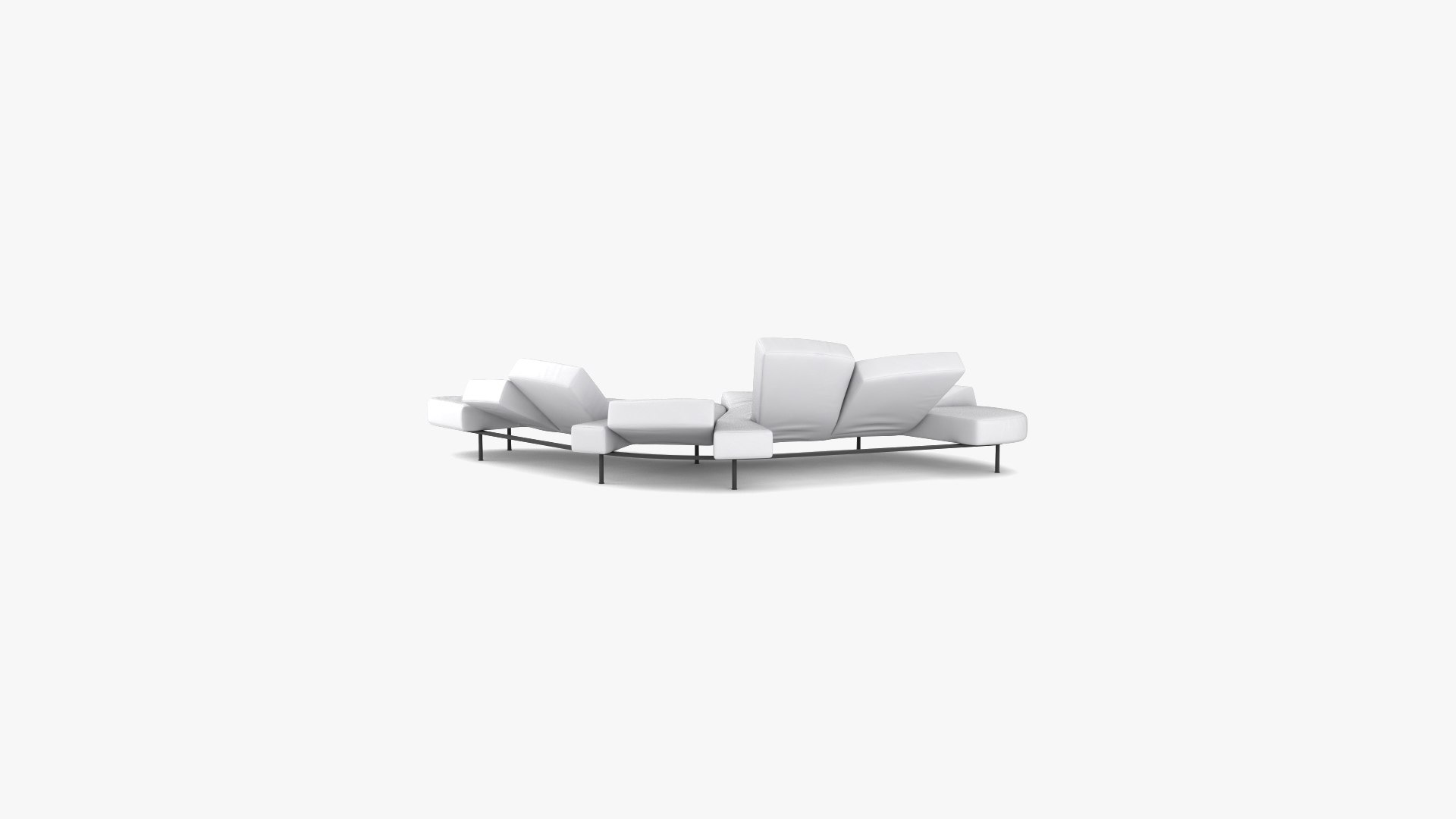 3D Edra Flap Sofa TurboSquid 2077218