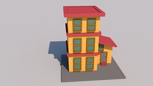 cartoon house