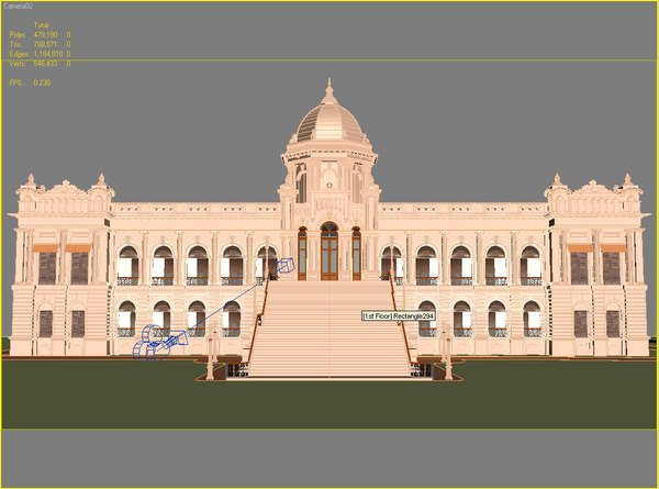 dhaka bangladesh 3d model