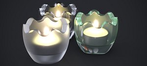 CHRISTMAS CANDELITE HOLDER 2024 3D model