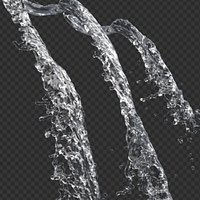 Water Splash Pouring Animation