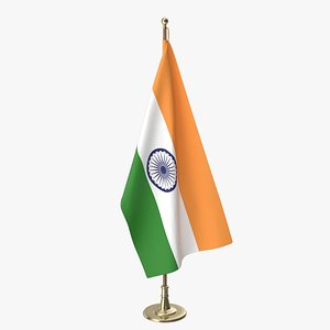 3D indian office flag