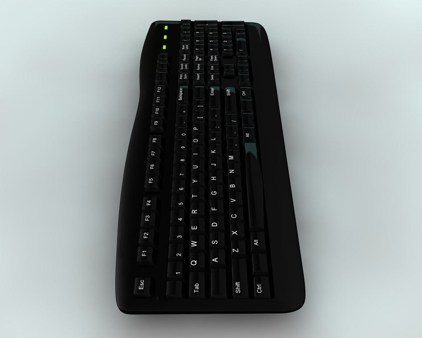 3d Model Key Keyboa