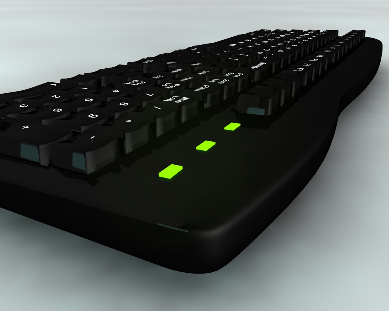 3d Model Key Keyboa