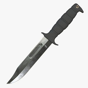 Combat Knife - PBR & Variable Subdivisions