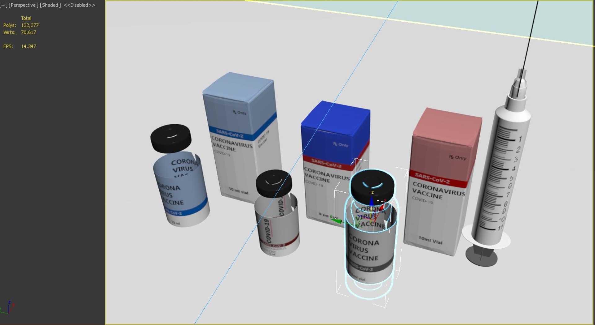 Covid-19 Vaccine Coronavirus 3D Model - TurboSquid 1611518