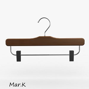 hanger wooden 3ds