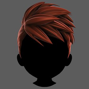 3D model 3D Hair style for boy V115