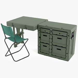 3D model Hardigg Single Field Desk