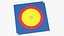Olympic Wrestling Mat 3D model