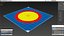 Olympic Wrestling Mat 3D model