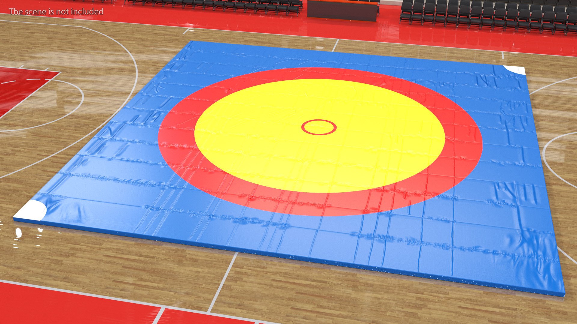 Olympic Wrestling Mat 3D Model TurboSquid 1984111