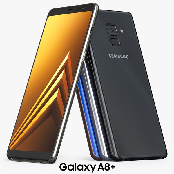 3D model samsung galaxy a8 2018