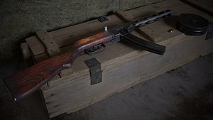 Lowpoly PPSh-41