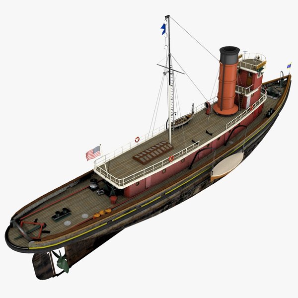 Historical tug hercules 1907 model - TurboSquid 1275150