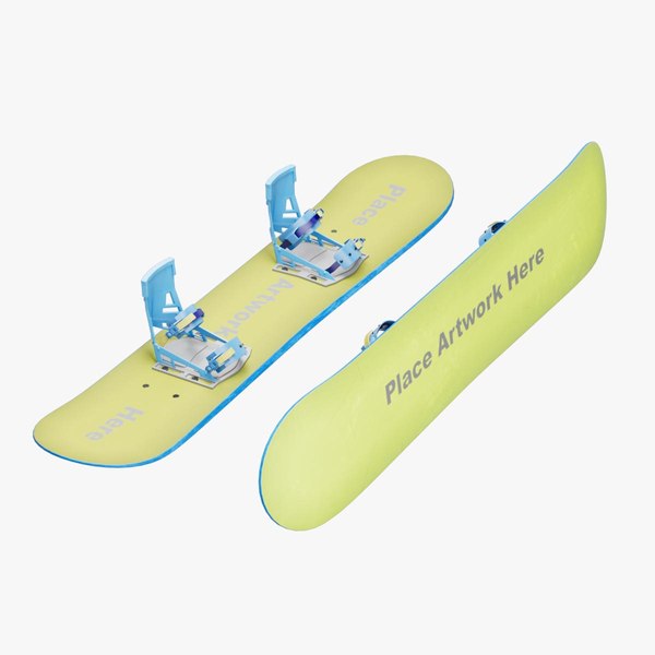 3D model Yellow Snowboard TurboSquid 1846978
