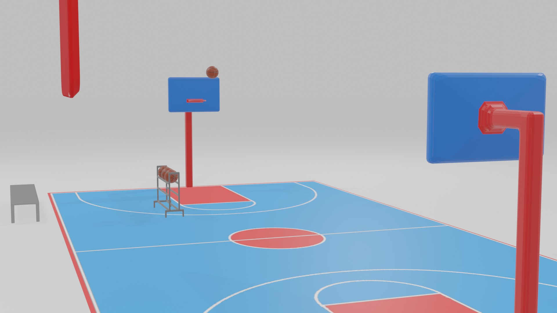 Basketball court 3D - TurboSquid 1455836