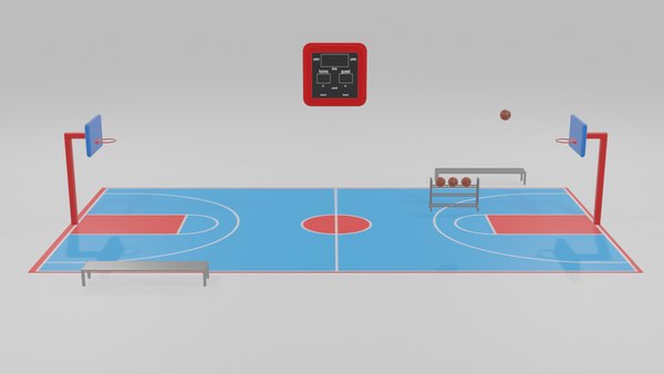 basketball court 3D