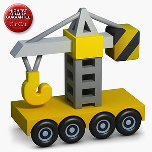 construction icons 07 crane 3d fbx