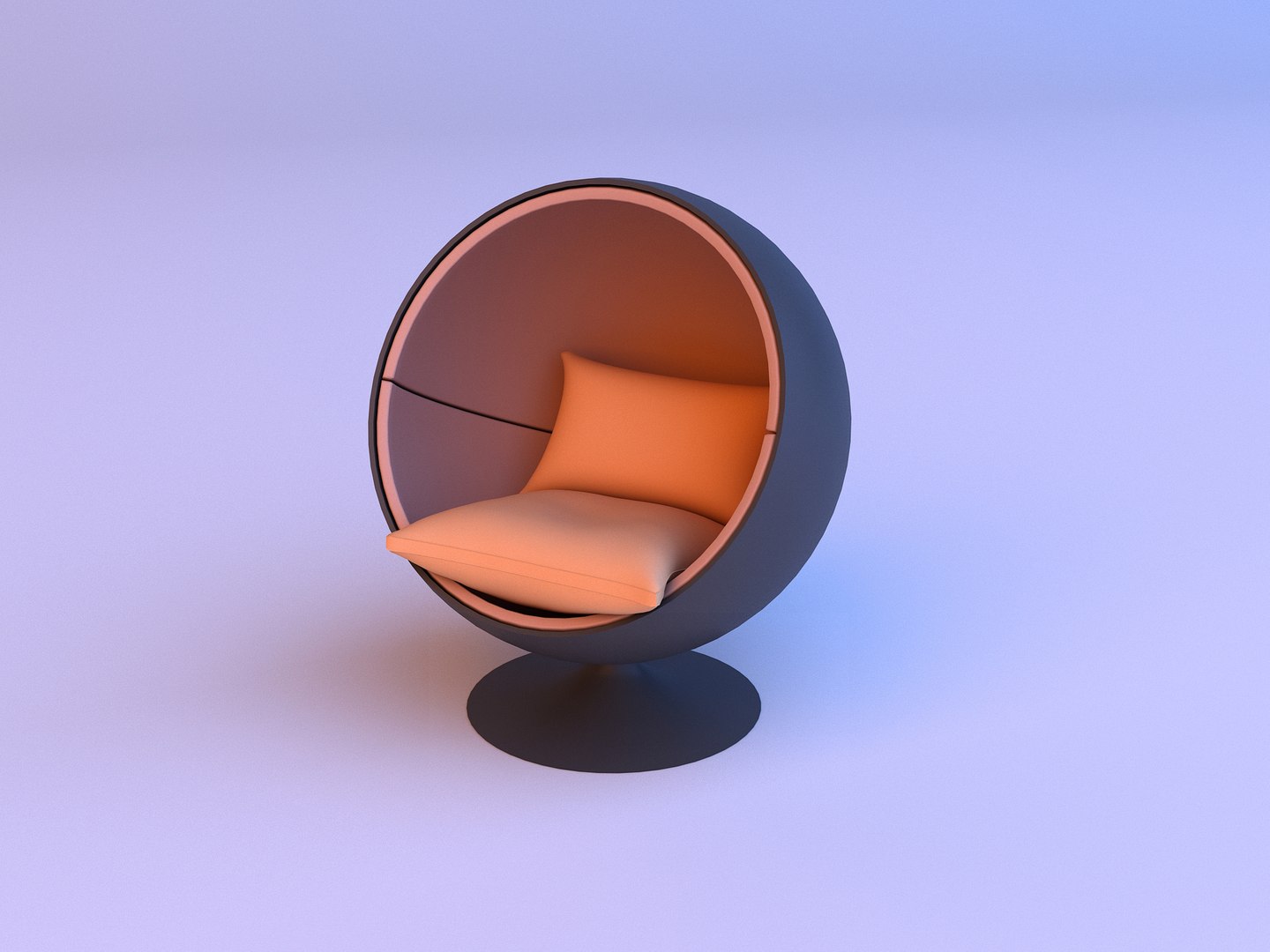 3D Model Awesome Sphere Chair 3D Model - TurboSquid 1735881