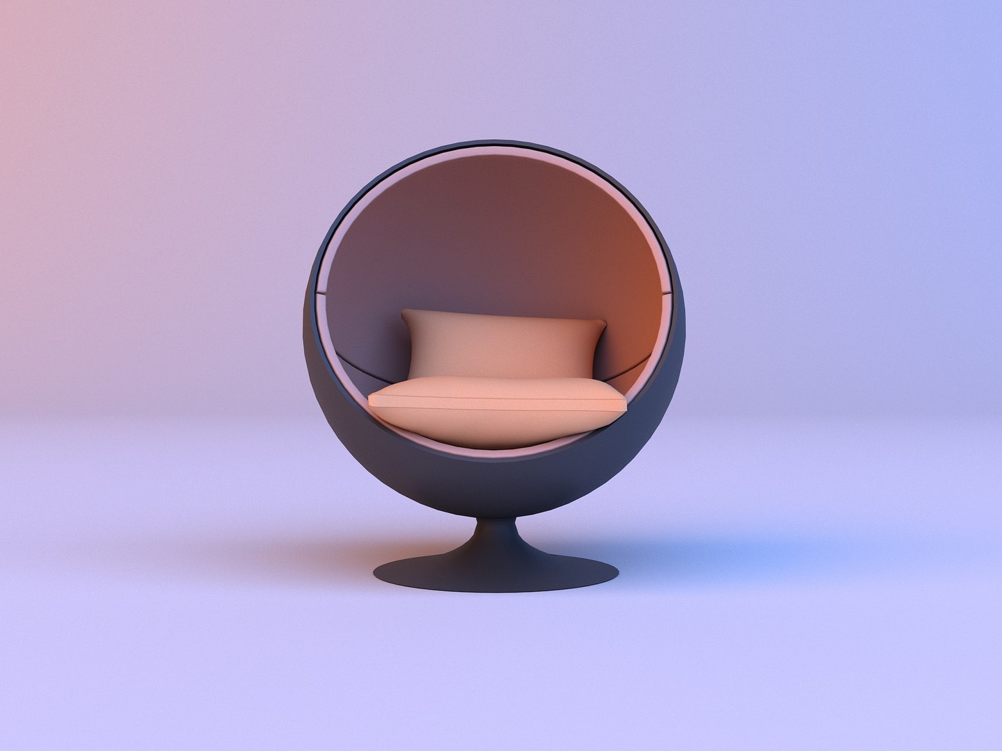 3D Model Awesome Sphere Chair 3D Model - TurboSquid 1735881