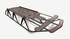 3D Snow Sled Old