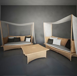 Daybed and coffee table , Daydream