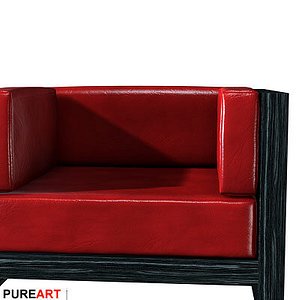 3d model living v1 divan