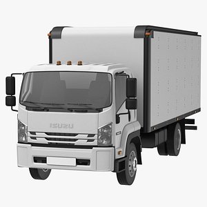 3D Isuzu FTR 20 Feet Reefer 2021