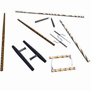 3d model japanese weapons