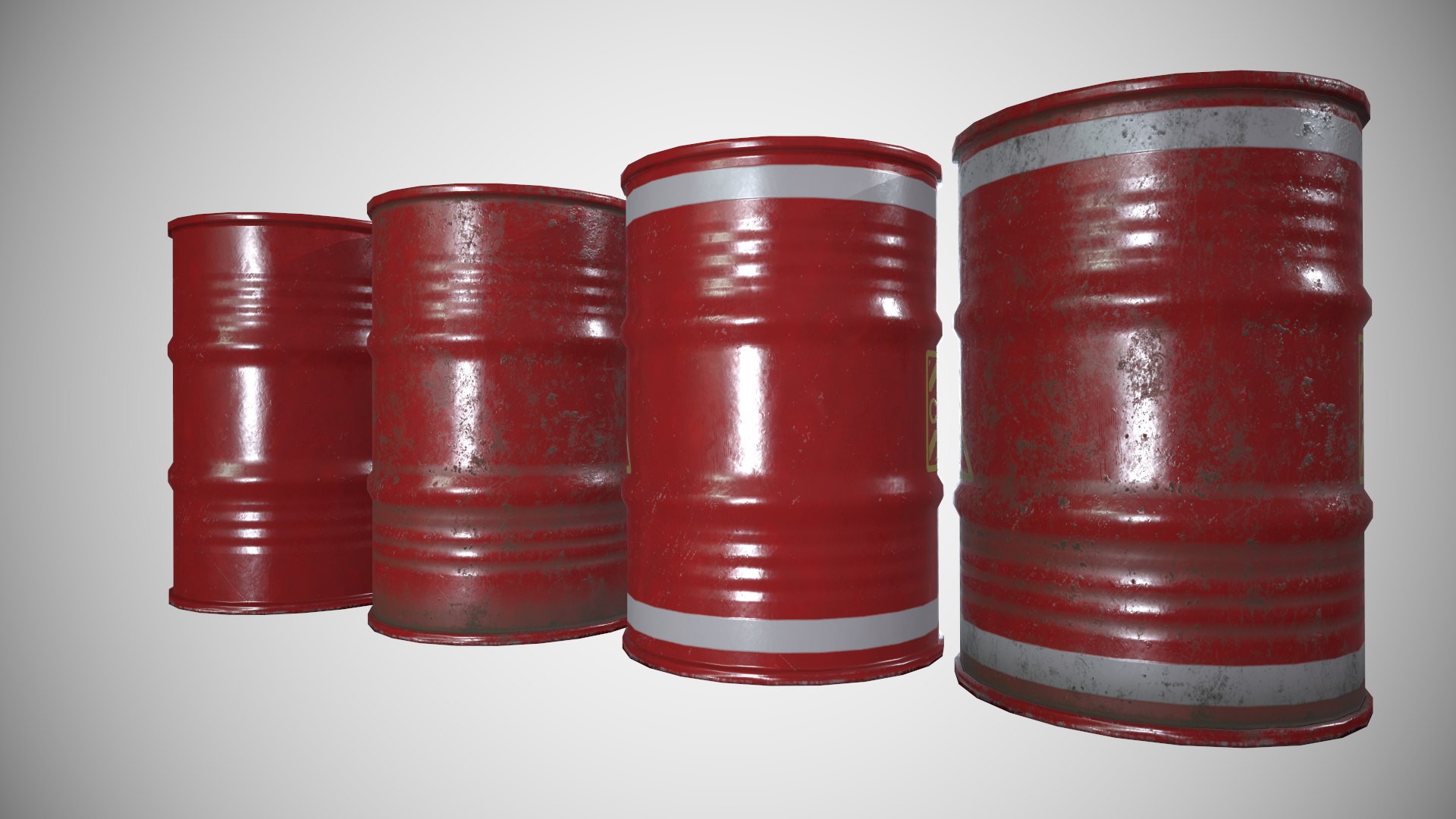 Red Barrel 3D model - TurboSquid 1730813