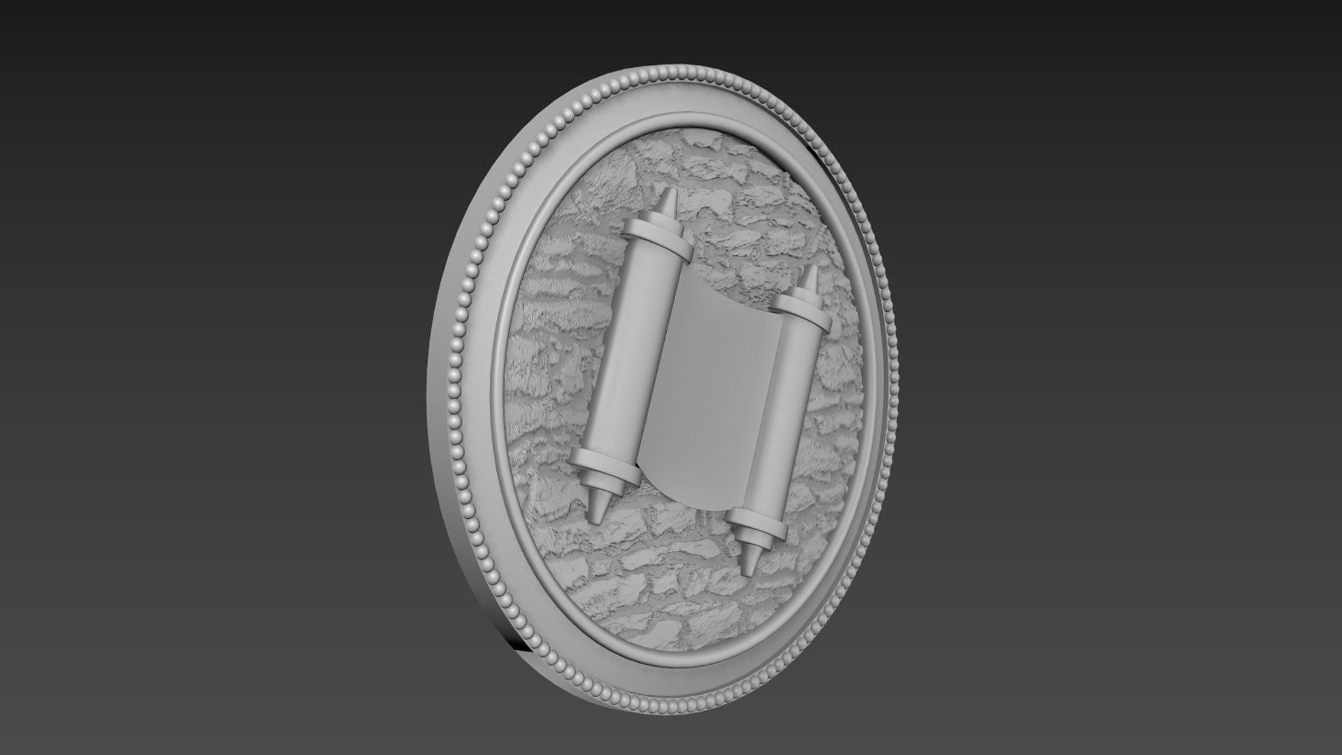 Torah Bas-Relief 3D Model - TurboSquid 2143429