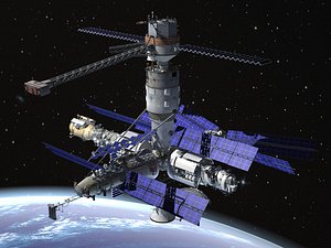 3d station space complex model