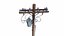 Countryside Electric Pole Low-poly PBR