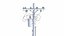 Countryside Electric Pole Low-poly PBR