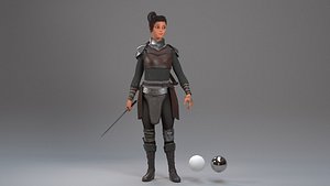3D female character