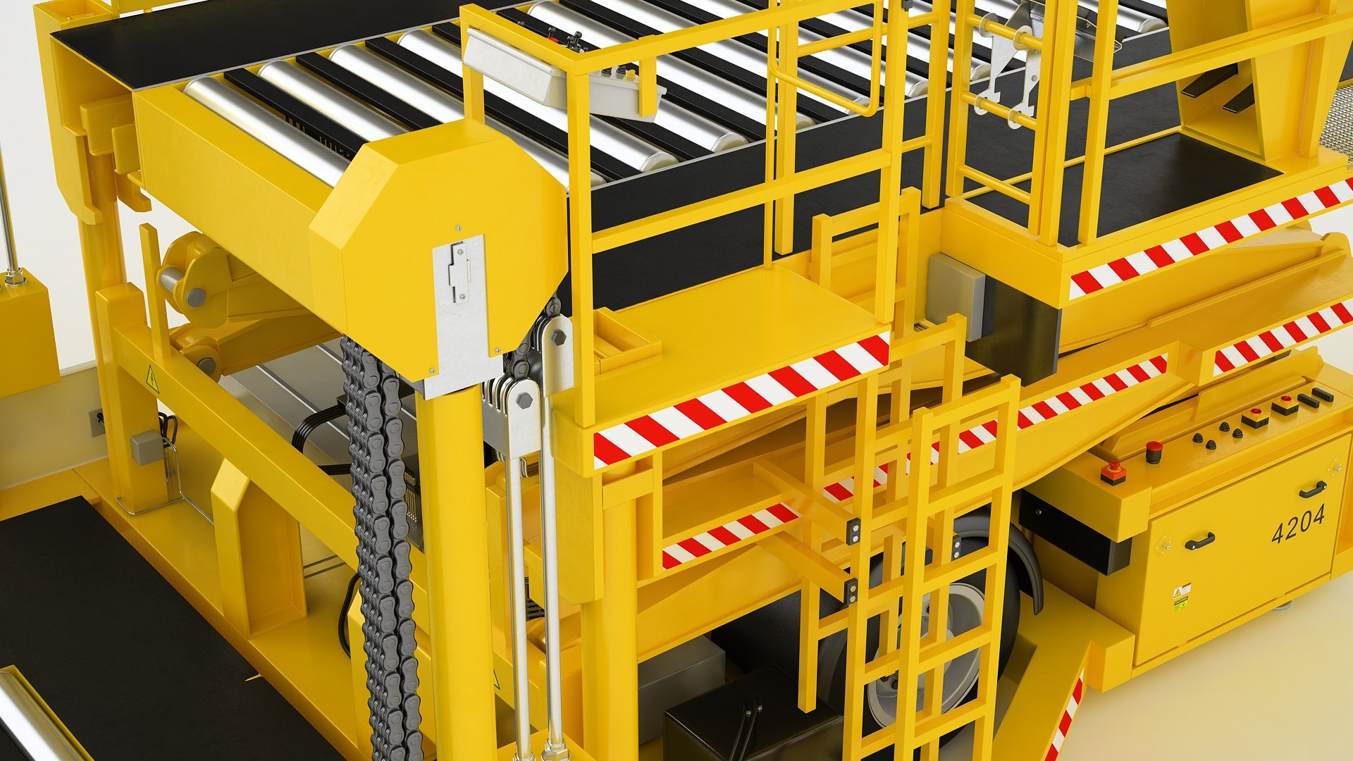 3D aircraft loader baggage model - TurboSquid 1632132