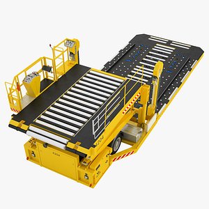 3D aircraft loader baggage model