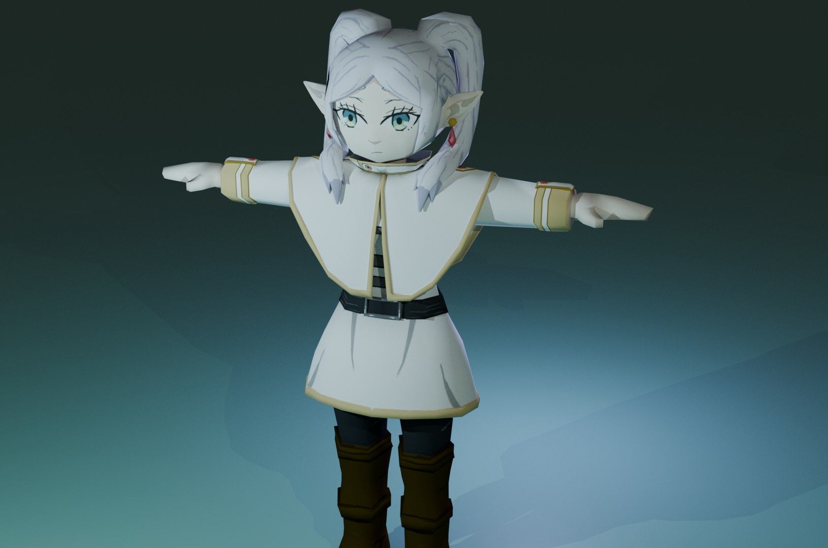 3D Stylized Frieren Low Poly Character https://p.turbosquid.com/ts-thumb/CE/zifp8Q/dR/stylizedfrierencapa/png/1785763324/1920x1080/fit_q87/5d4fef36f235817fb0eb1048b2efdff5037420a0/stylizedfrierencapa.jpg