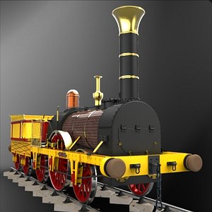 Stephenson"s Patent Locomotive of 1836