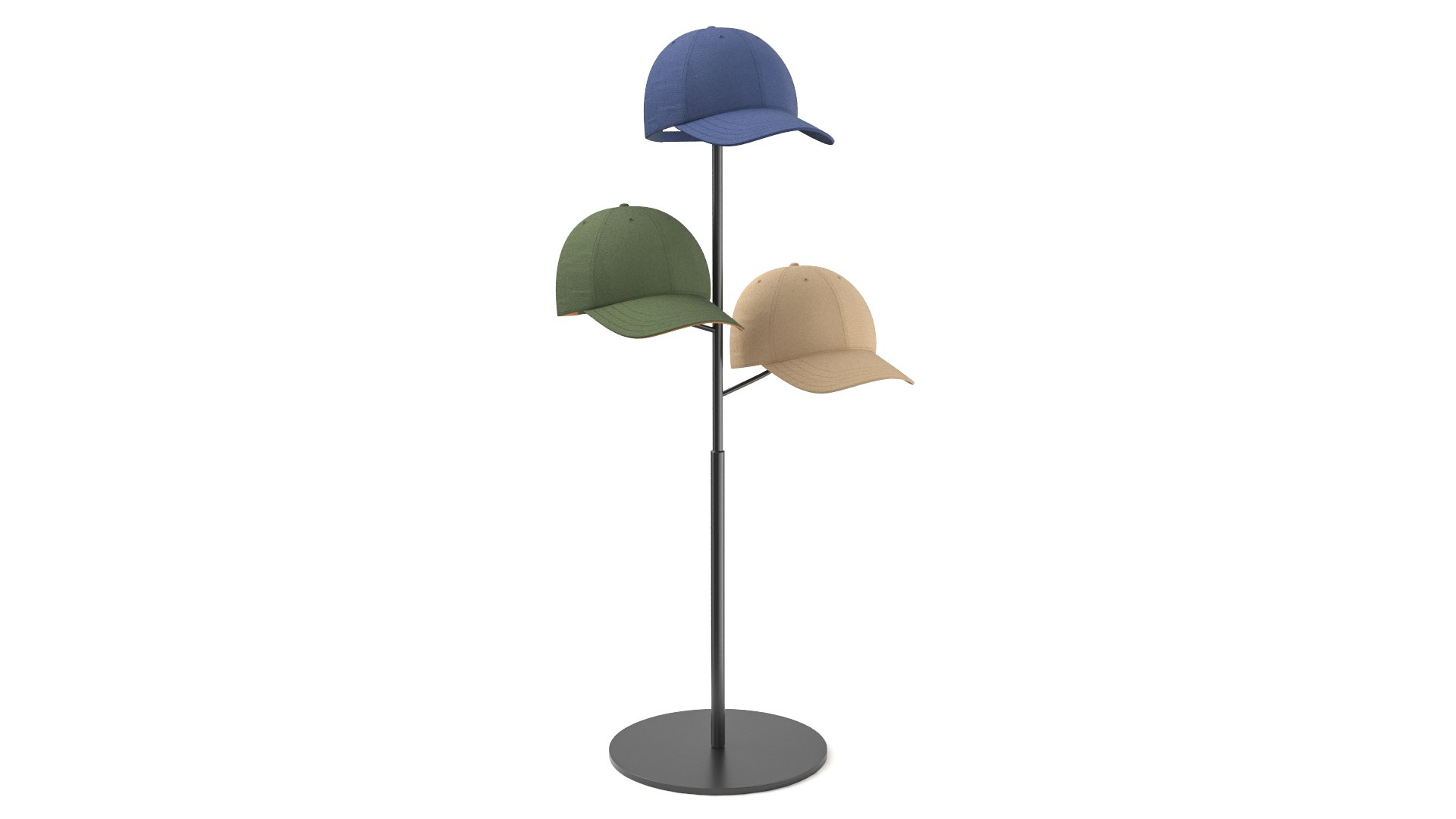 3D Baseball Cap Tree Holder Model - TurboSquid 2407072