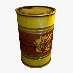 3d explosive barrel