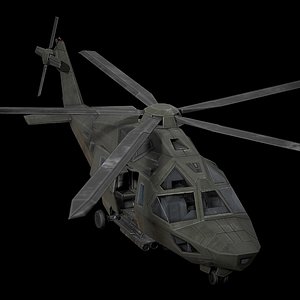 KA-95SH Stealth Helicopter - GREEN CAMO